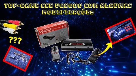 Top-Game CCE VG8000 Com Algumas Modificações