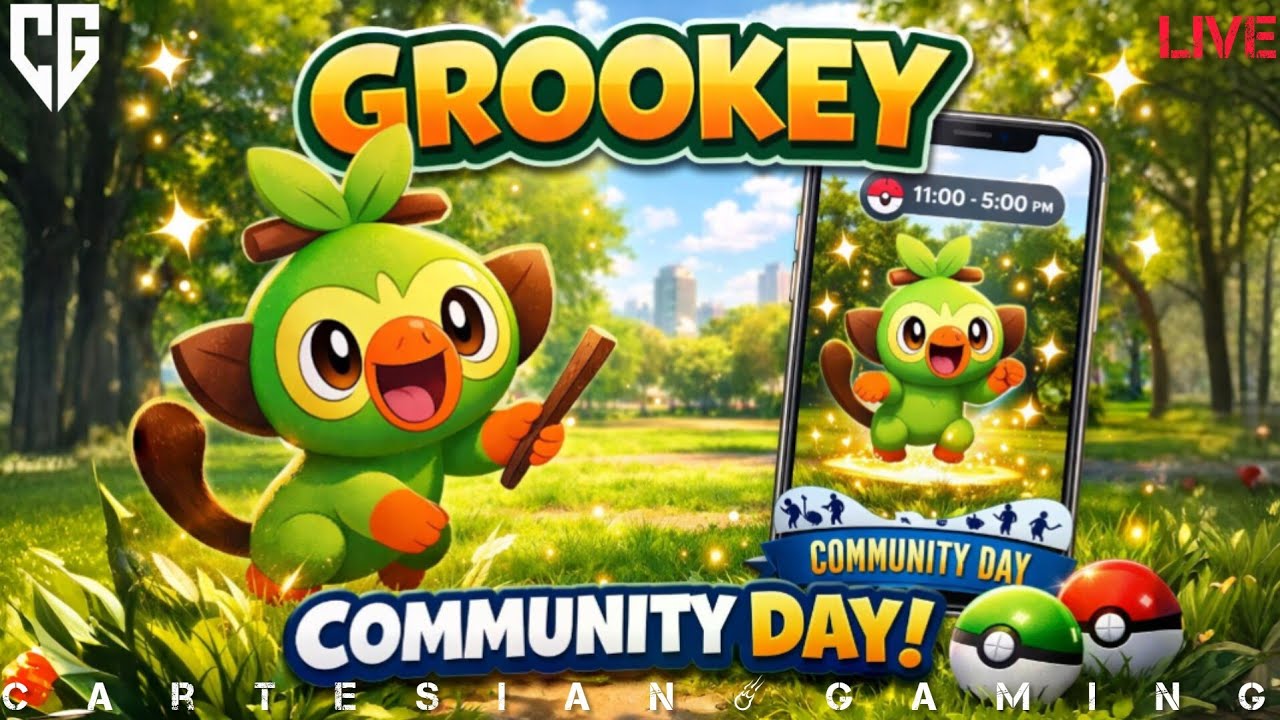 Grookey Pokémon Community Day Grind 🤩 | & PvP Battles | 