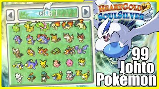 Cómo Capturar los 99 Pokémon de Johto en Pokémon Heart Gold \& Soul Silver - Full LivingDex