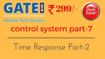 Lec.- 07 control system time response for gate, ese, dmrc and other psu