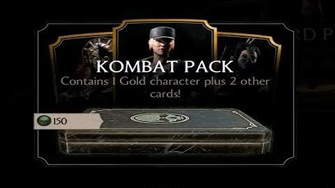 KOMBAT KARD PACK OPEN #1- MORTAL KOMBAT X ANDROID