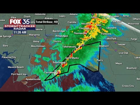 Live radar: Strong to severe storms moving across Florida ahead of next ...
