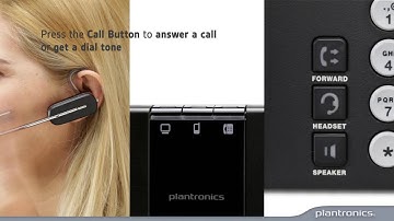 Savi 700-How to Connect to a Desk Phone Through a Headset Jack and How to Use with an EHS cable