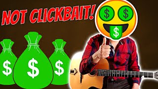 5 JAZZ GUITAR LICKS that will make you RICH! - (Django wholetone licks)