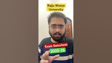 Rajju bhaiya University Exam Scheme 2025 OUT🔥|Prsu Prayagraj Exam schedule|#prsuuniversity #prsu