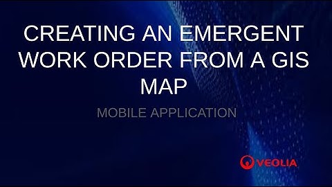 How to Create an Emergent Work Order using GIS Maps in Kloudgin