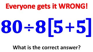 Almost Everyone Gets This Simple Math Question WRONG! 😭