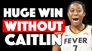 The Fever With a HUGE WIN Vs Portland WITHOUT Caitlin Clark...
