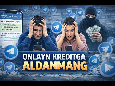 Telegramdagi “onlayn qarz", “masofaviy ish, “hujjatsiz kredit” kabi reklamalar ortida kim turibdi?