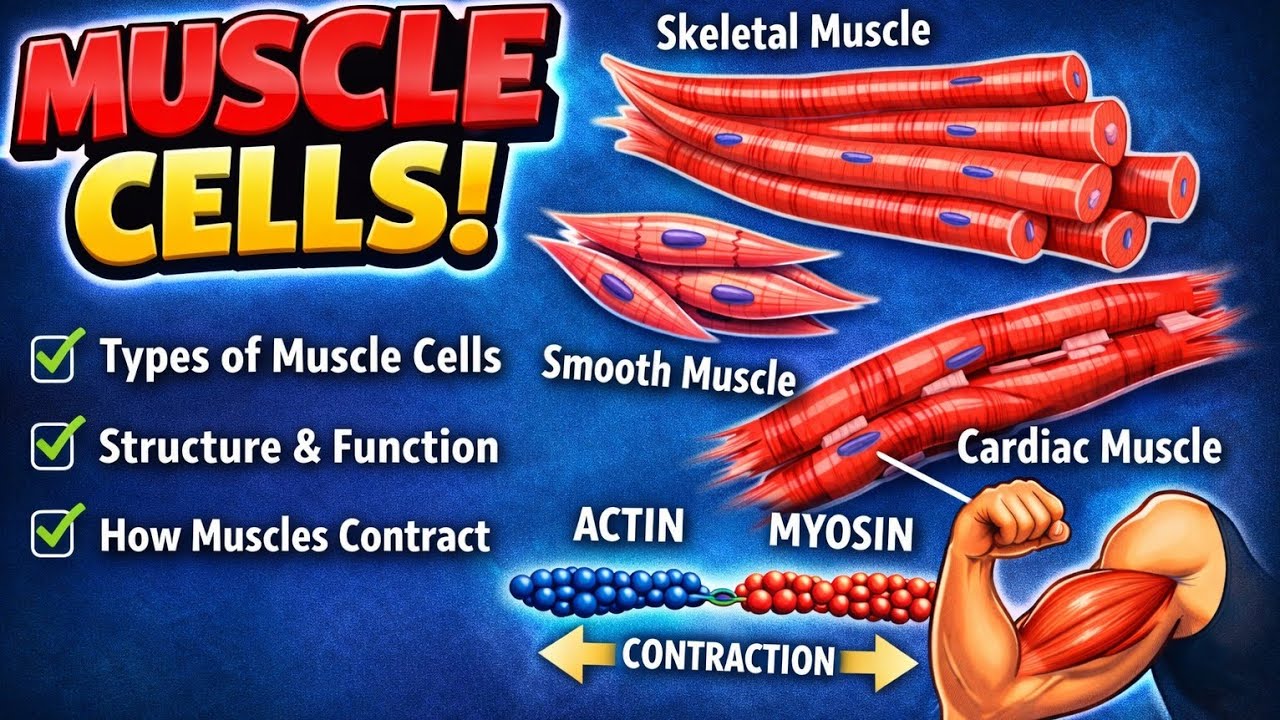 How Muscle Cells Move Muscle Cells | Structure and Functions - YouTube