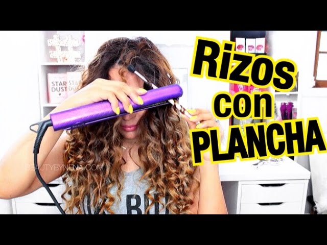 Como hacerse rizos con la plancha