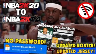 NBA 2K20 TO NBA 2K24 Updated Roster, Updated Jersey, No Password, No Need F1VM | New Update!