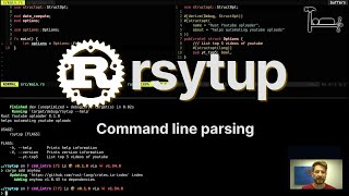 02. structopt, anyhow, strum Command line parsing and Error Handling - rsytup