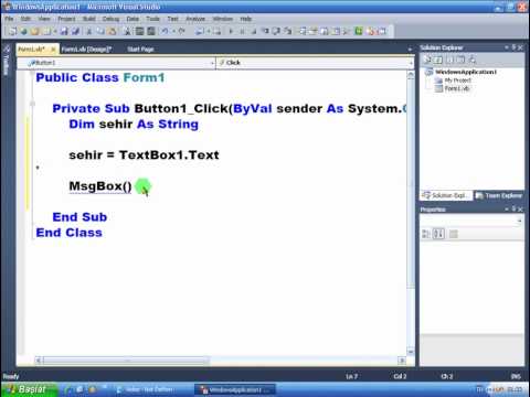 VisualBasic NET 2010 Ders 108   String İşlemleri String Özellikleri 1   Mozilla Firefox