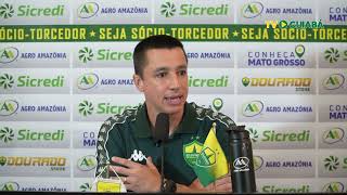 Eduardo Barros fala em coletiva após o confronto diante do Ceará!