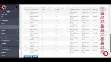 Advanced scheduler - multiple divisions with venue sharing