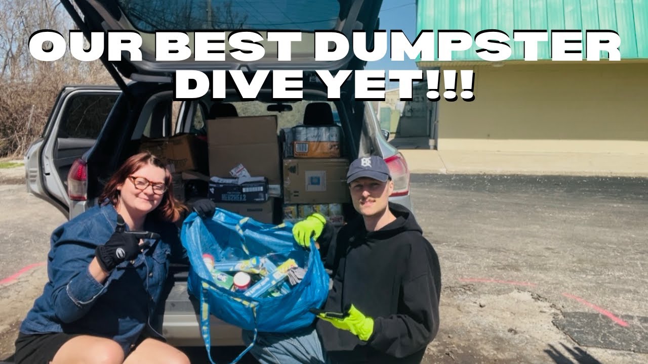 OUR BEST DUMPSTER DIVE YET! One Dumpster Filled Our Trunk... TWICE!