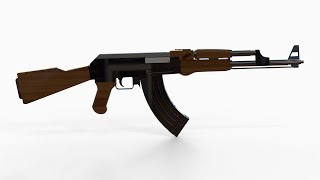 「DESIGN 184」 How to design AK47 Rifle by Solidworks - TIMELAPSE Profile