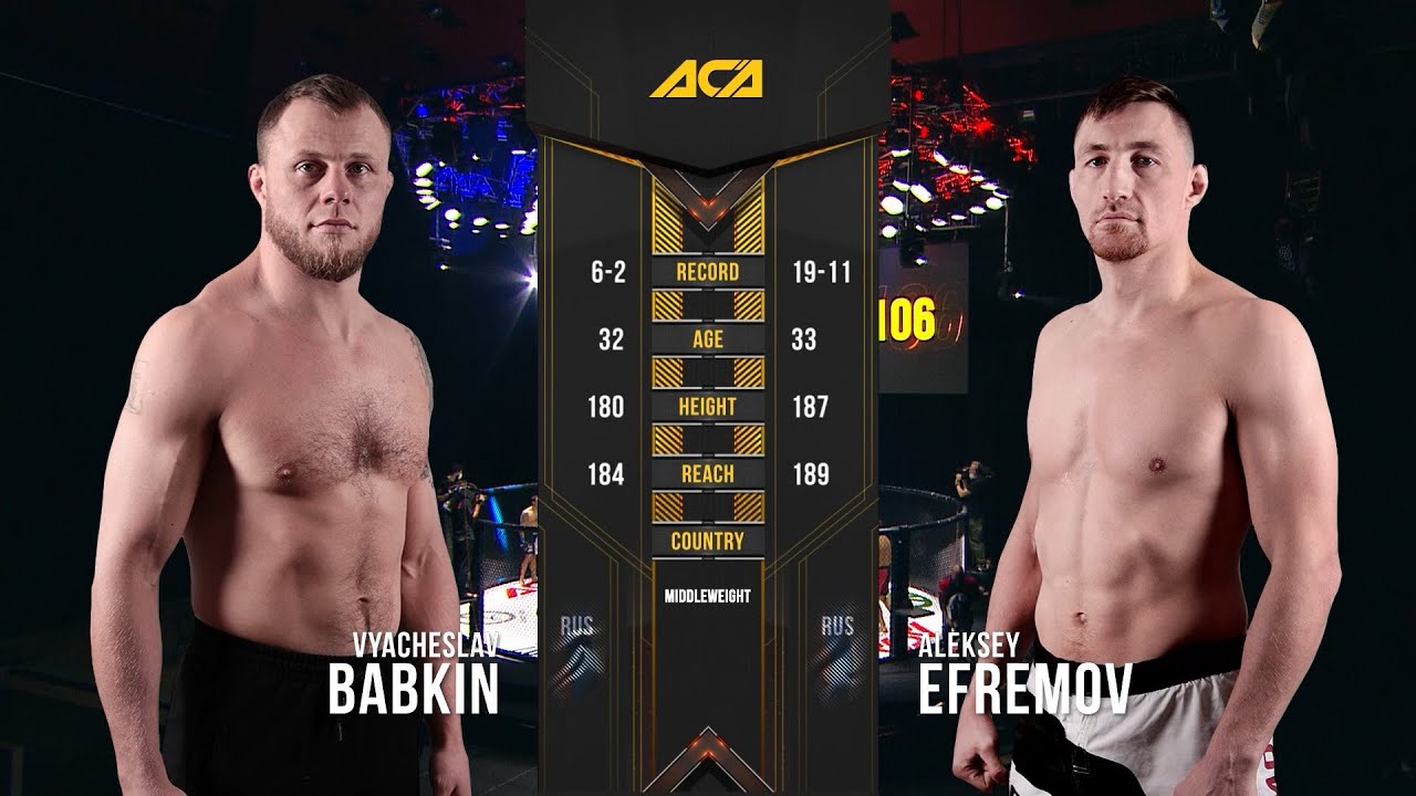Вячеслав Бабкин vs. Алексей Ефремов | Vyacheslav Babkin vs. Alexey ...