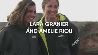 49erFX Sailors Amélie Riou &amp; Lara Granier Join #TeamMusto