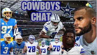 #COWBOYS CHAT ✭ LA Chargers DEFENSE vs Texas COAST 🔥 Injury UPDATES; Dak &amp; WRs FIX Issues? Jerry MAD