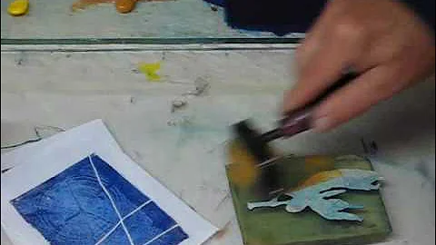 Make Artist Trading Cards on a Gelatin Plate with ...