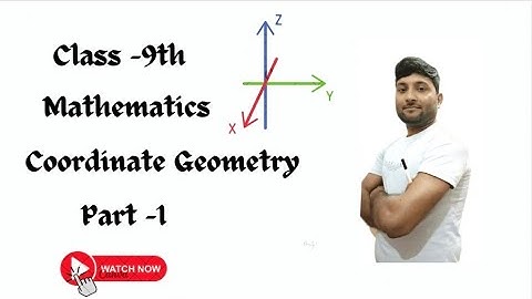 class -9th mathematics coordinate geometry exercise 3.1#class9maths #treding #education #teaching