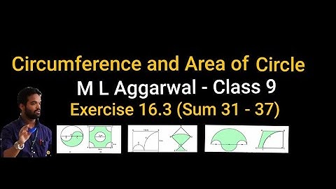 Circumference and area of Circle class 9 || Mensuration class 9 || M l aggarwal || Exercise 16.3