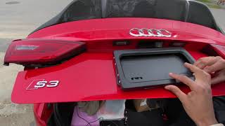 Electric license plate cover How to install full video
