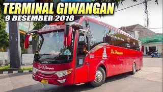 Ga Takut Gasruk  Kesibukan Terminal Bis Giwangan Jogja 9 Desember 2018