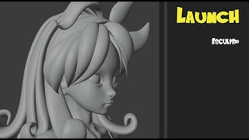 Launch Dragon Ball Fanart - Blender 4 - Part 1: Sculpting