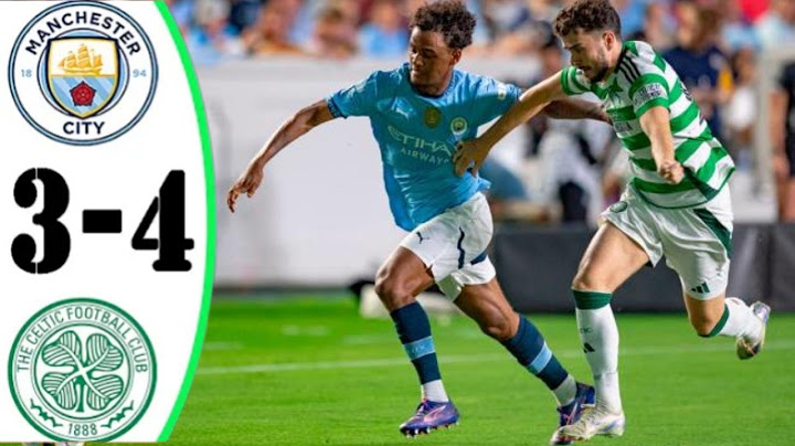HIGHLIGHTS | MAN CITY 3-4 CELTIC | Haaland, Bobb, Perone, Kuhn 2, Furuhashi, Palma Goals!