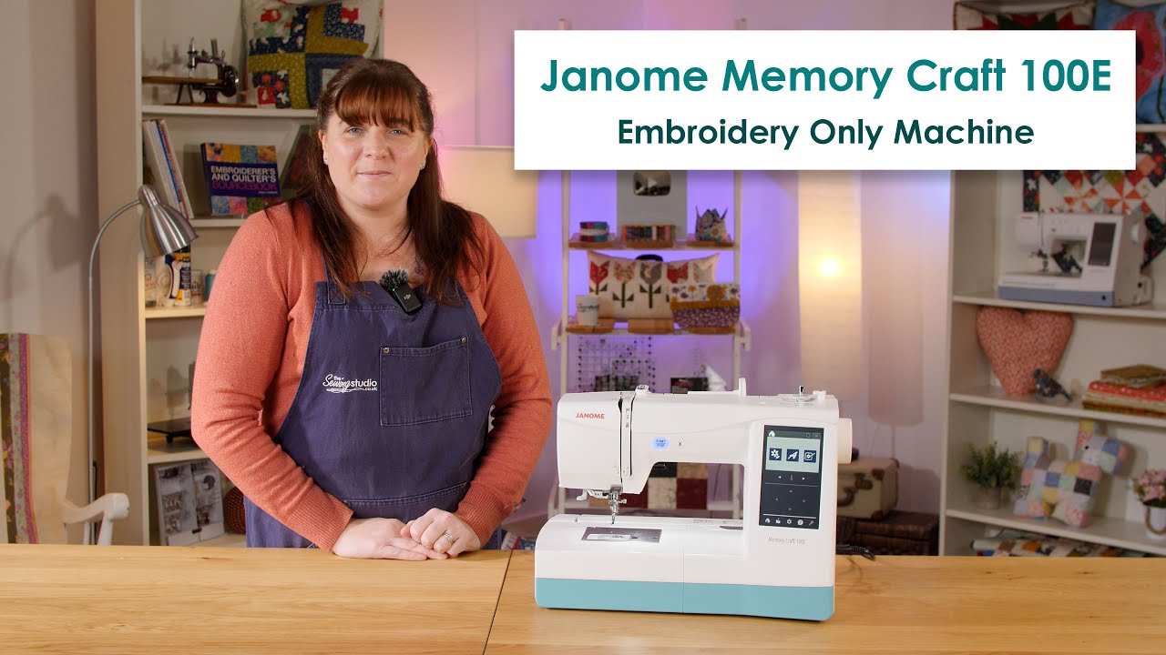 Чем так хороша вышивальная машина Janome Memory Craft 100E? Мы представляем вам НОВУЮ модель!