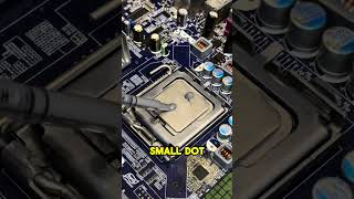 Small Dot vs Big Dot Thermal Paste Test 🤯#shorts