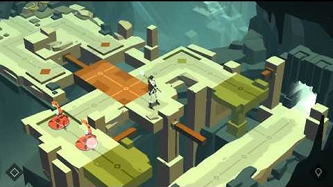 Lara Croft GO The Maze of Stones Level 3 The Terrace of Forked Tongues Walkthrough