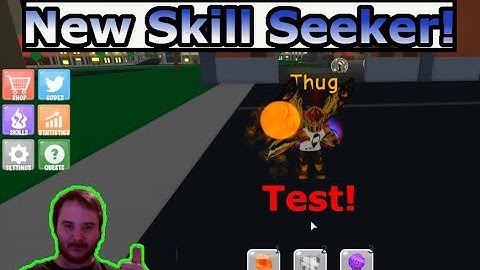 New skill test! (Seeker) , Power simulator -Roblox