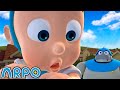 Plant Vs Robot - Watch Out for the BEAR !!!! - ARPO The Robot | Kids Cartoons | Moonbug Kids