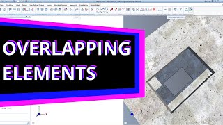 How to select overlapping elements in Allplan? Profile