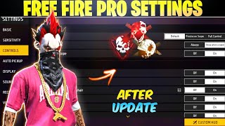 Free Fire Control Settings | Free Fire Pro Settings 2024 | Player 07