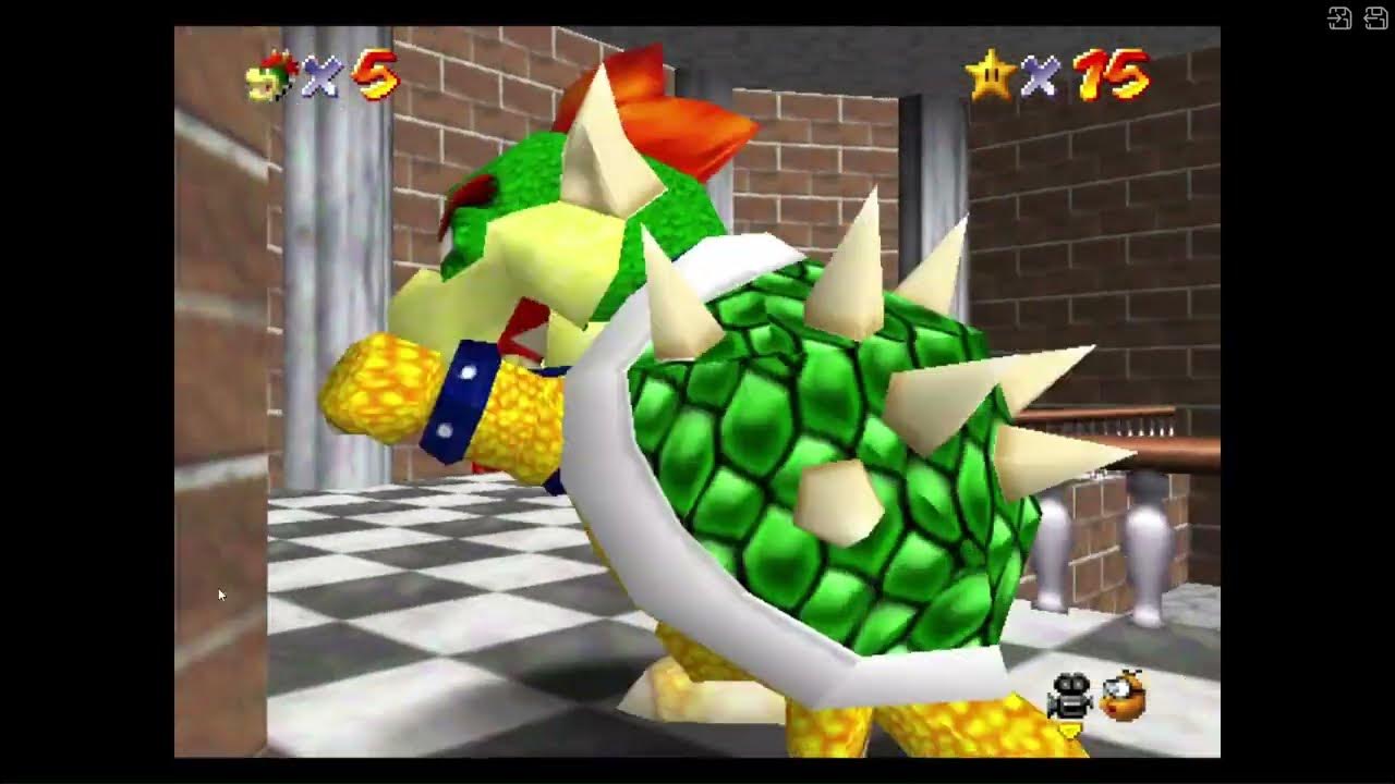 super bowser 64 how to get to bowser in the fire sea without 31 stars