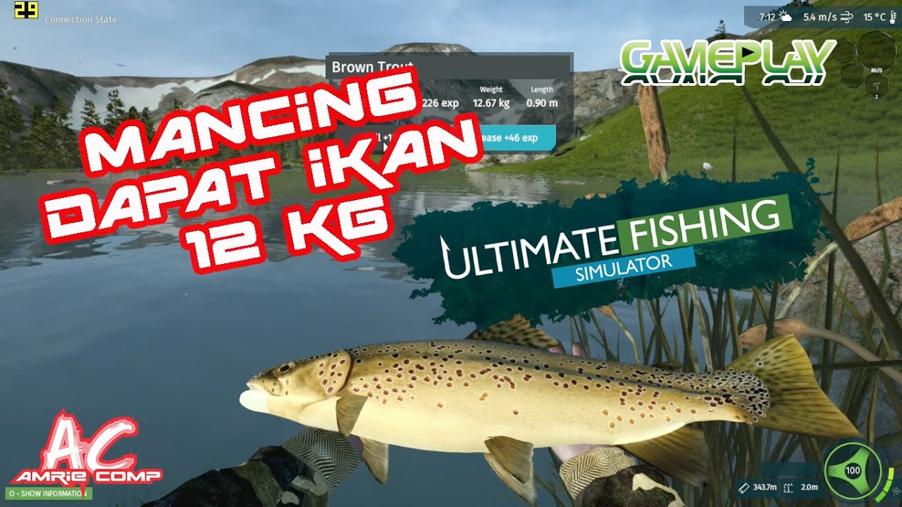 Dapat Ikan 12 KG di Game Mancing - Ultimate Fishing Simulator - YouTube