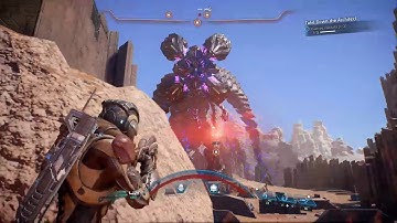 Mass Effect Andromeda (Take down the Architect) Architect battle.