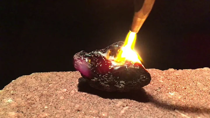 Melting Lava Rock Into Obsidian