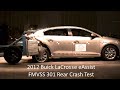 2012-2016 Buick LaCrosse eAssist FMVSS 301 Rear Crash Test (50 Mph)