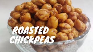 Roasted Chickpeas not fried | how to roast chickpeas | masala munchies | diabetic friendly