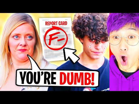 Kid WON'T SHOW MOM Report Card, What Happens Is Shocking!? (LANKYBOX REACTS TO DHAR MANN)