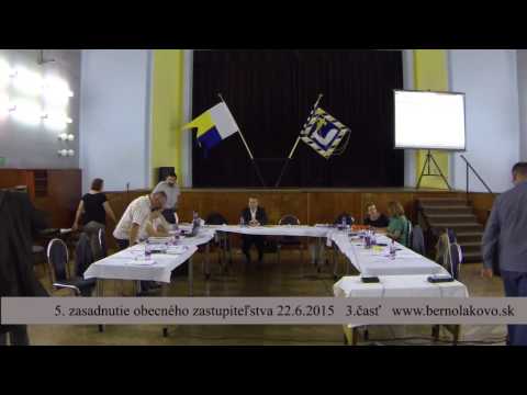 5. zasadnutie obecného