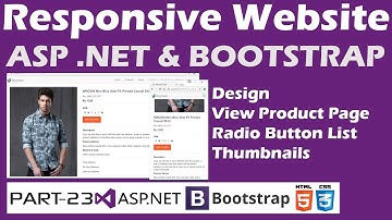 Responsive Website-ASP.NET&Bootstrap-Part 23-Online Shopping Site - Designing Product View Page