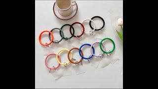 Gelang Silikon Gantungan Case Universal Lanyard Hp Ring Gantungan Bulat Gantungan Kunci Mobil Dompet