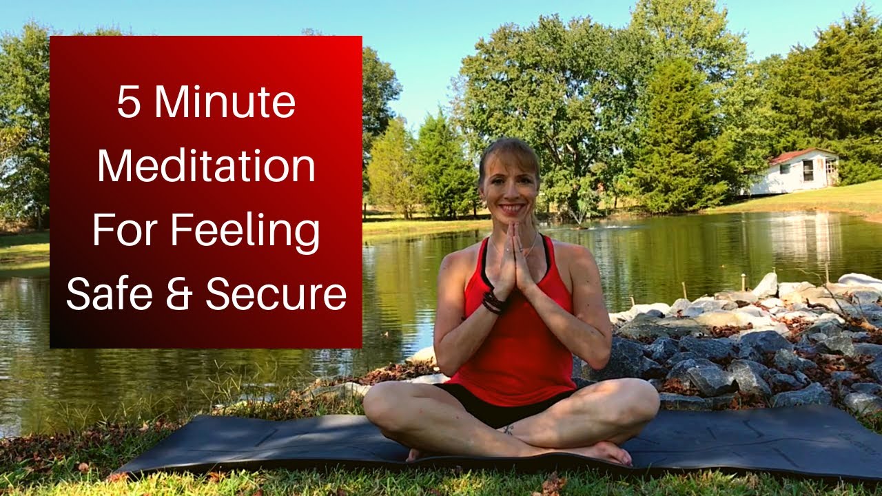 5 Min Guided Meditation to Feel Safe and Secure || Meditation for ...